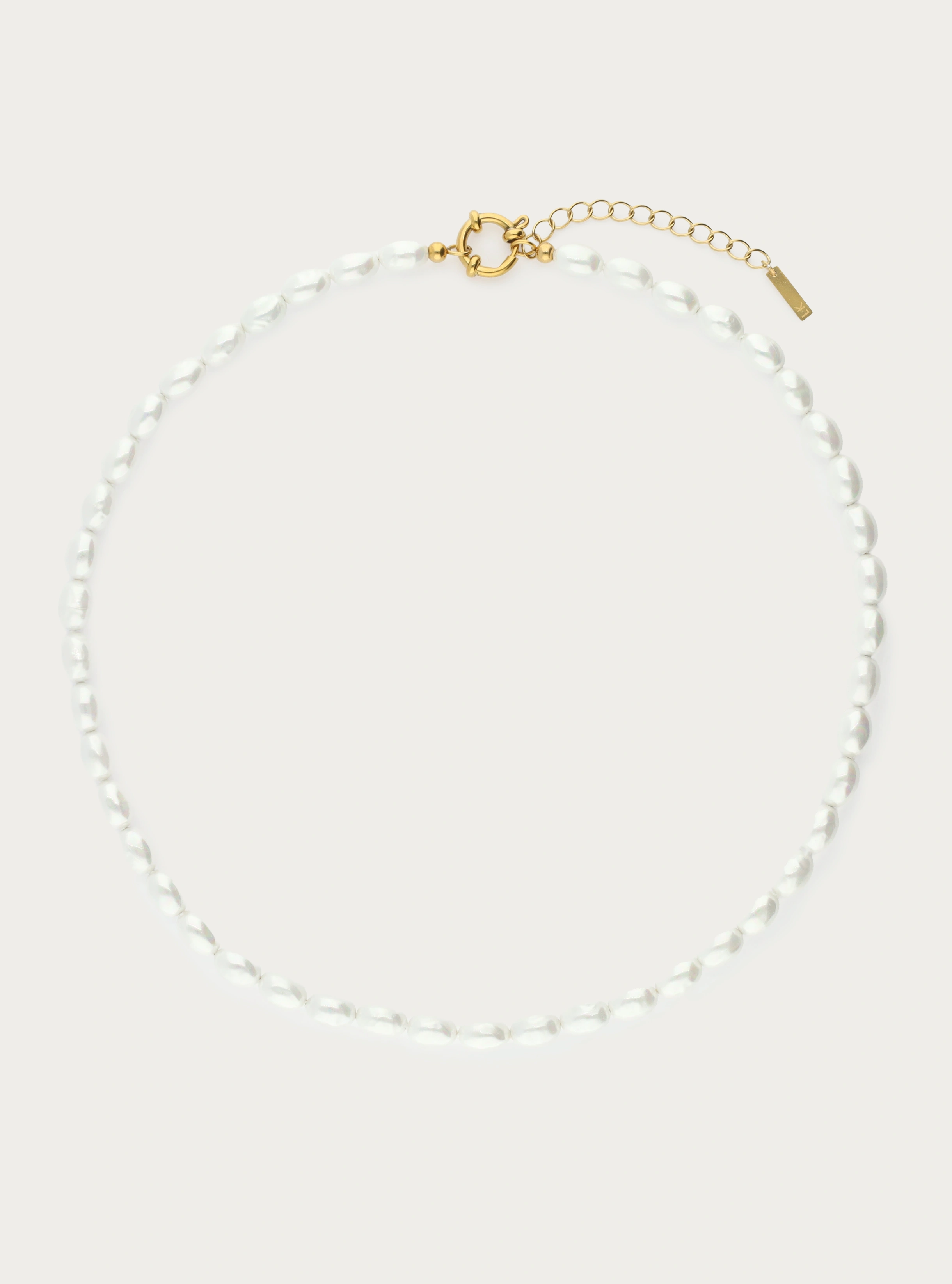 Ketting met imitatieparels
