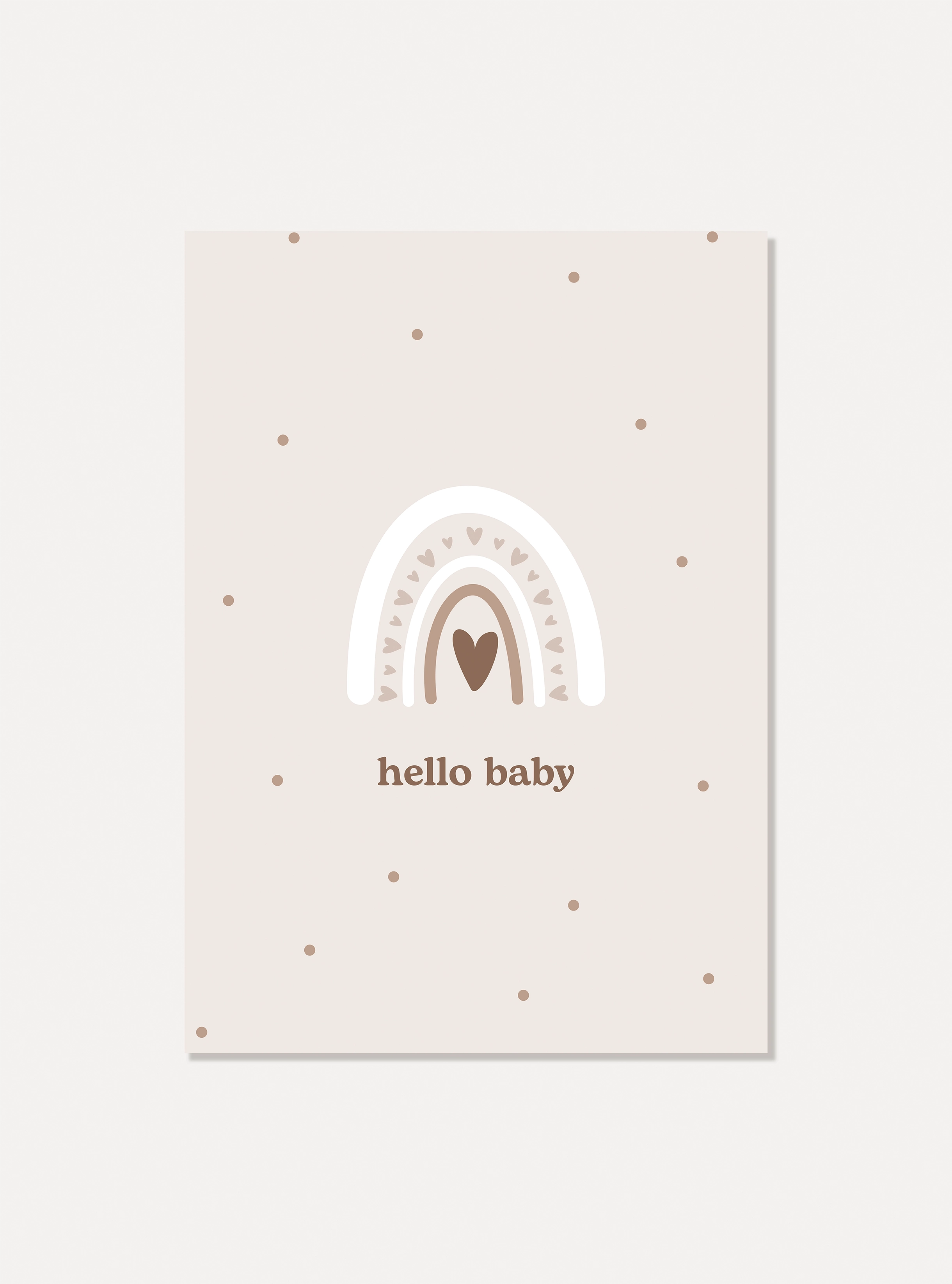 Kaart "Hello Baby"