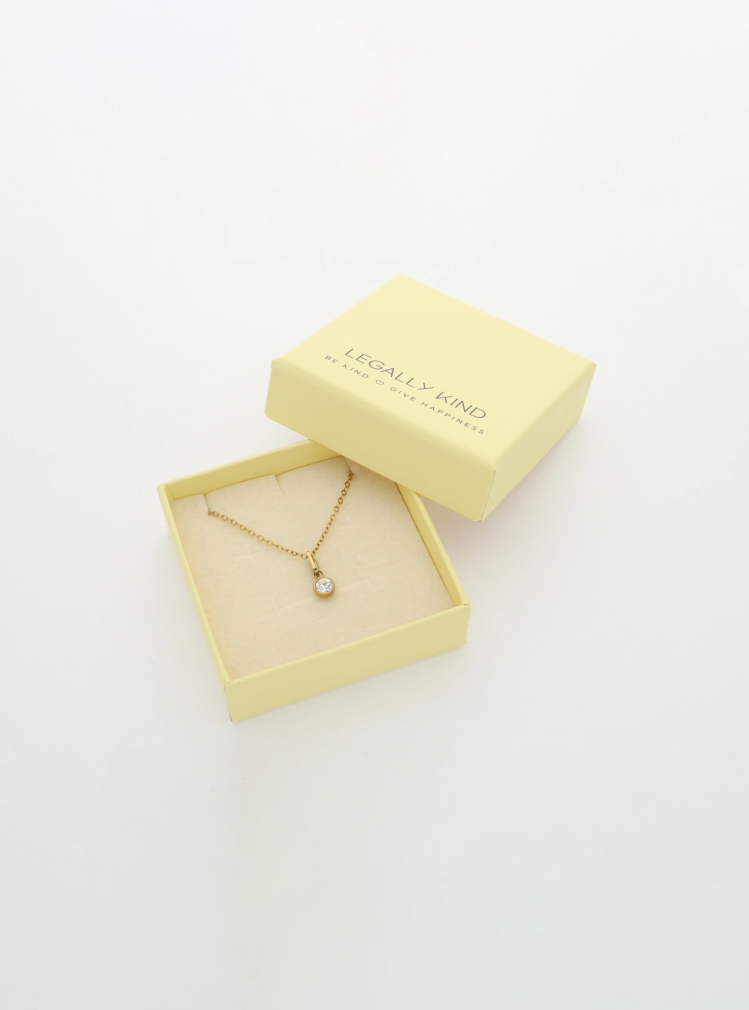 Fijne schakelketting met birthstone