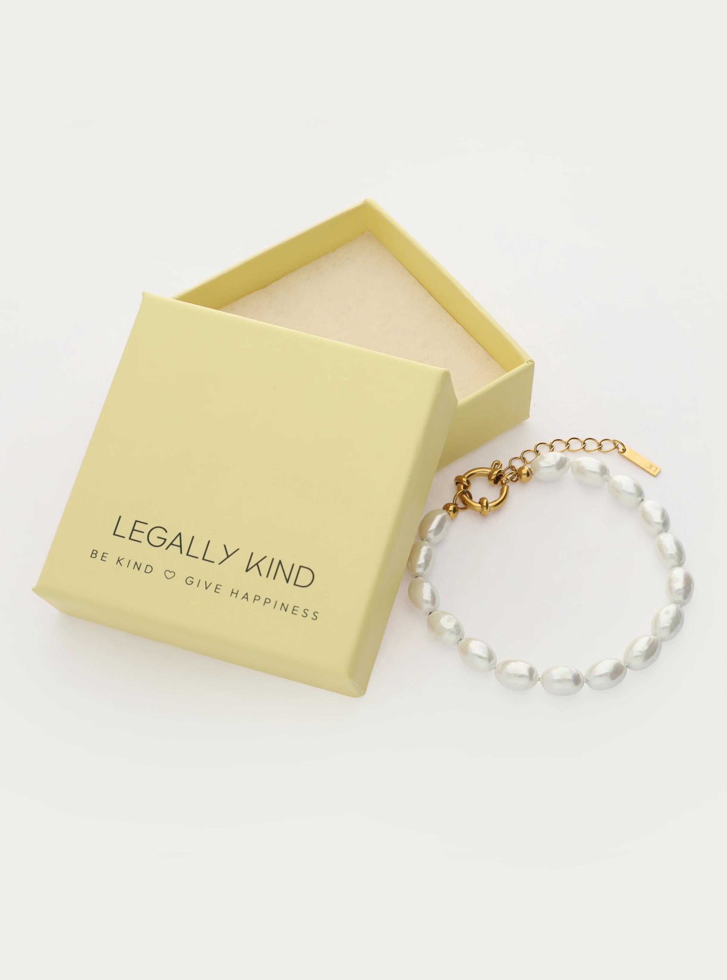 Armband met imitatieparels