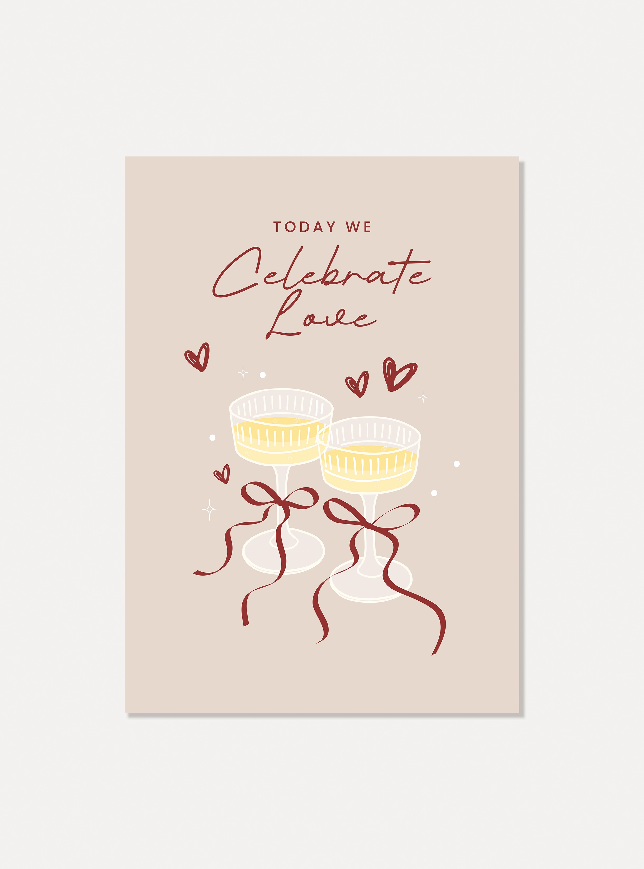 Kaart "Celebrate love"