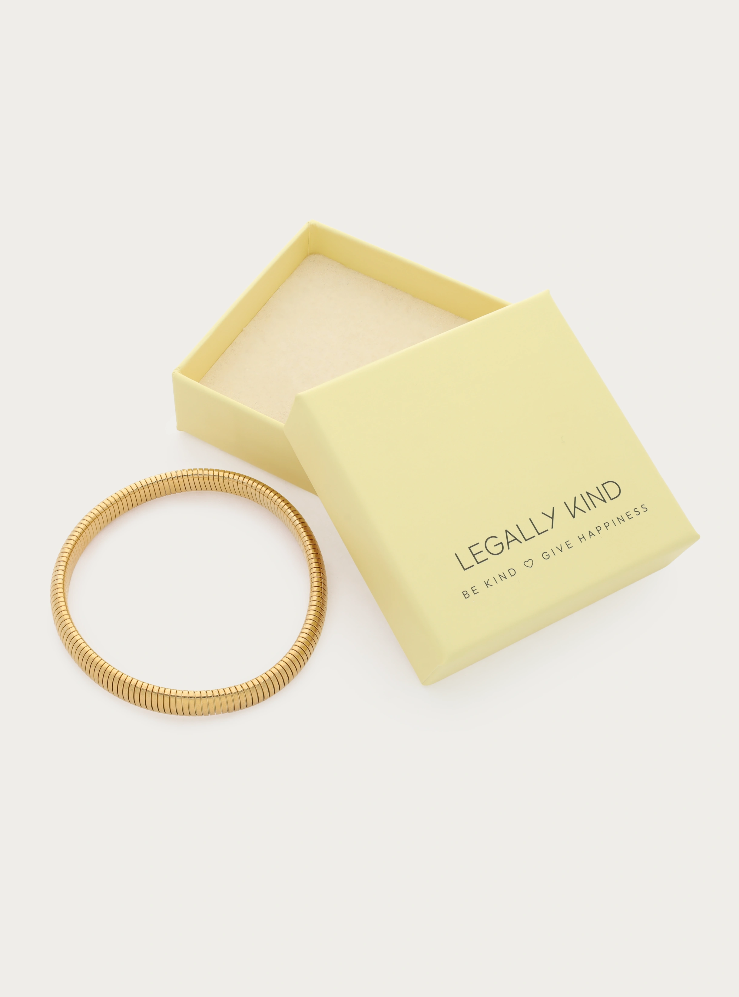 Statement stretch bangle 8 mm