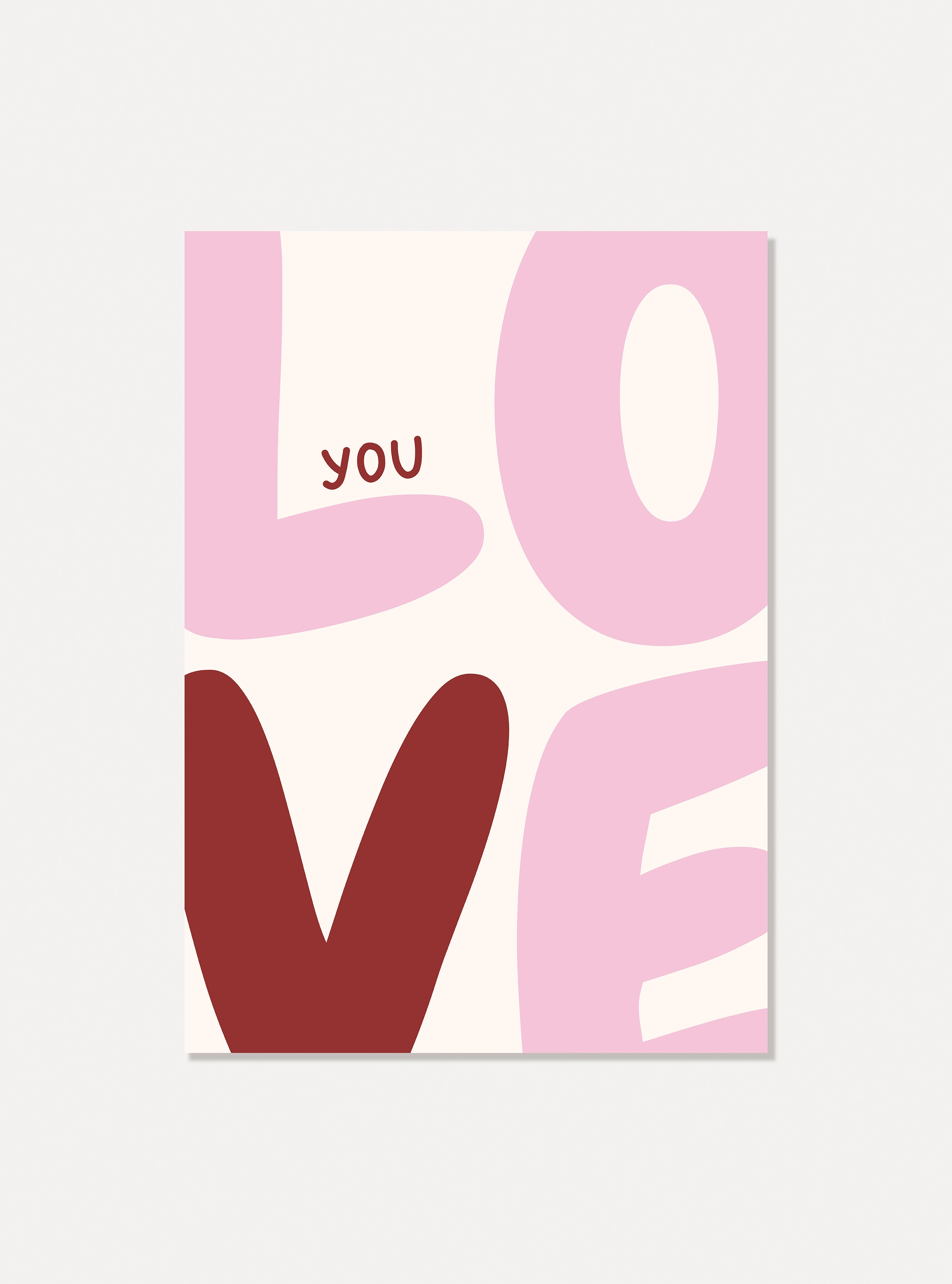 Kaart "Love"